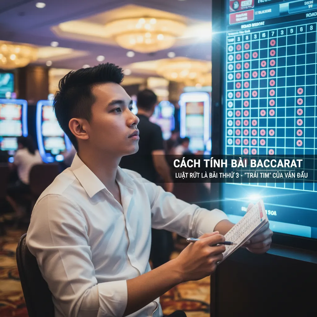 Bảng quy tắc rút lá bài thứ 3 của Banker