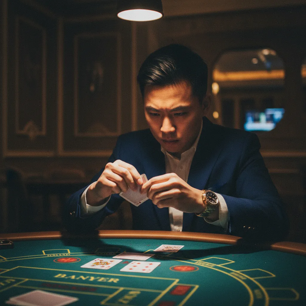 Ví dụ về cầu 1-1 Baccarat