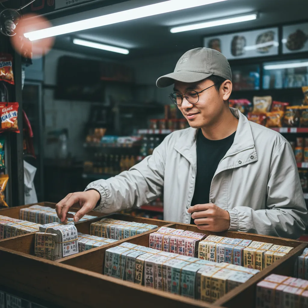 Thành tâm khấn vái tại ban thờ Thần Tài