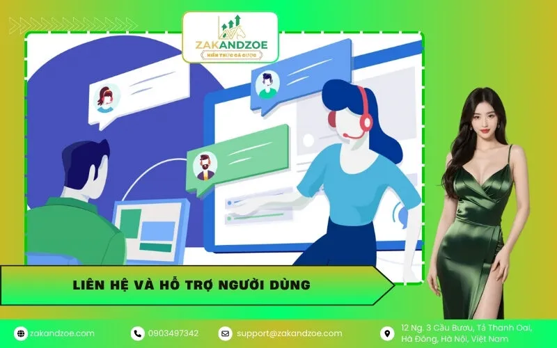 Liên Hệ Và Hỗ Trợ Người Dùng